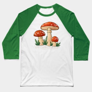 Mushrooms Baseball T-Shirt